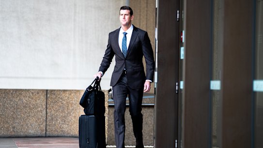 Ben Roberts-Smith outside the Federal Court in Sydney last week.