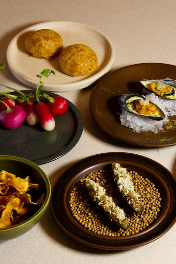 Snacks at Bar Midland.