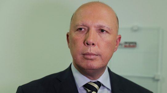 Minister for Home Affairs Peter Dutton.