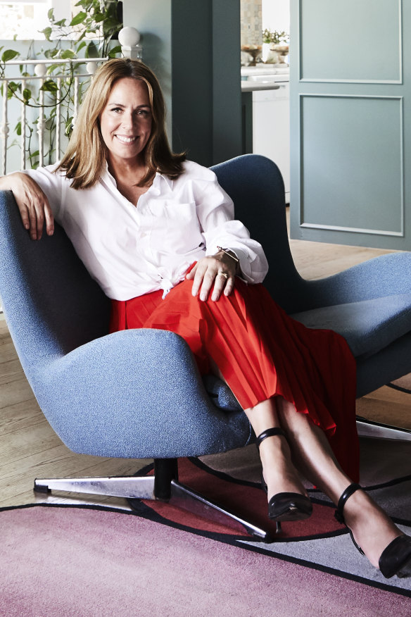 Heather Nette King in her apartment in Melbourne’s Beverley Hills complex.