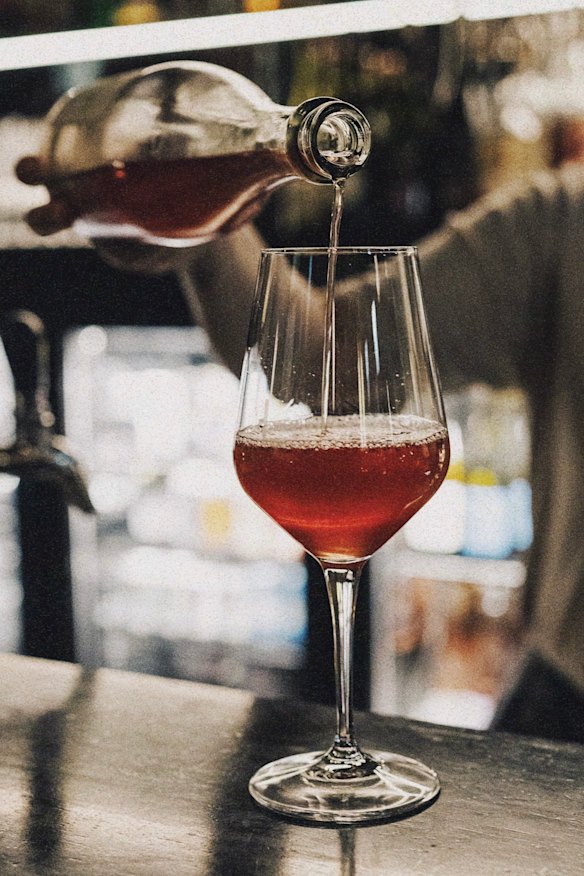 Local and European drops are on the extensive wine list.
