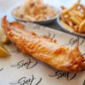 Fish and Chips at Finns.