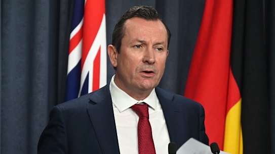 WA Premier Mark McGowan Health Minister Roger Cook press conference August 13, 2021, harder border measures with NSW. Picture: Peter de Kruijff
