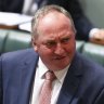Deputy Prime Minister Barnaby Joyce fired up at Labor.