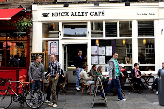A Dublin cafe in 2011, not long after Ireland’s economy crashed.