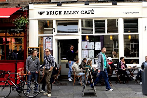 A Dublin cafe in 2011, not long after Ireland’s economy crashed.