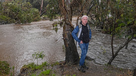 Peter Ewer from Friends of the Merri Creek community group, which has led recent clean-up efforts.