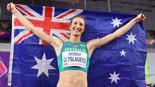 Australian Nicola Olyslagers is a favourite for the women’s high jump gold medal at Paris 2024.