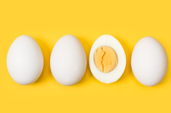 Boiled eggs are good to have on stand-by – just add smoked salmon!