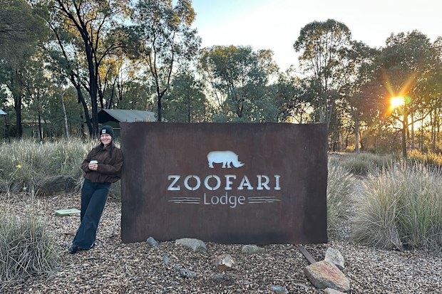 Maddison Skipper at Taronga Western Plains Zoo.