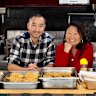 Kay Hwang and Nagi Maehashi at Joy Korean Fried Chicken.