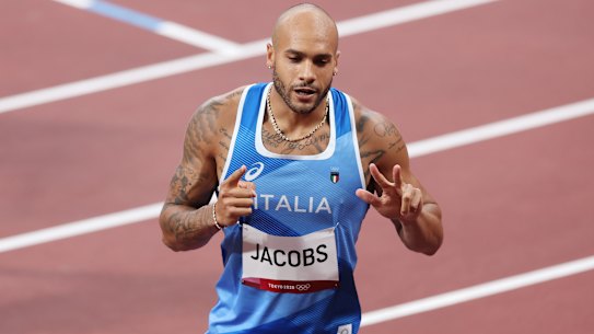  Lamont Marcell Jacobs won the men’s 100m sprint. 