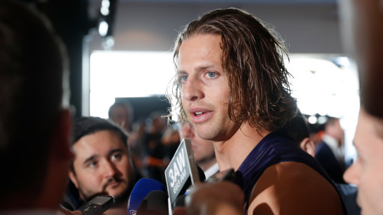 Nat Fyfe and his Dockers are likely to resume season 2020 with interstate fixtures only.