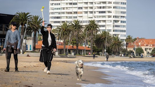 St Kilda beach foreshore. Port Phillip Council has made it onto the top 10  local government areas in the country for liveability, as rated by residents.