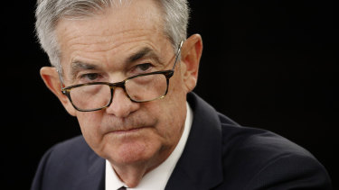 Federal Reserve  chairman Jerome Powell. The US central bank has left interest rates unchanged.