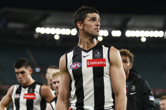 Scott Pendlebury must have a plate inserted in his leg.