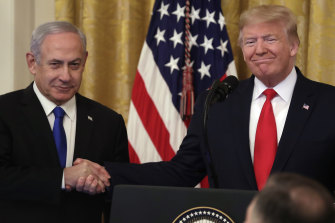 US President Donald Trump announced the plan alongside Israel's Prime Minister Benjamin Netanyahu. 