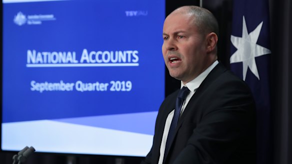 Treasurer Josh Frydenberg changed his view on what Australians are doing with their tax cuts.