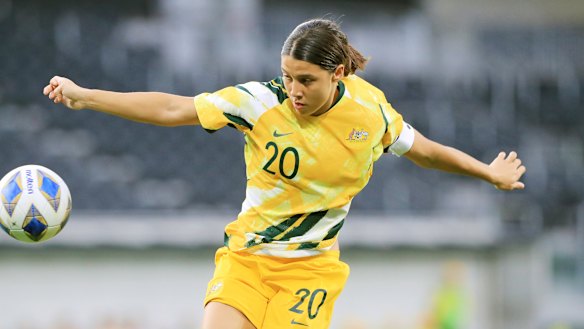 Sam Kerr had faith the Matildas would equalise. 