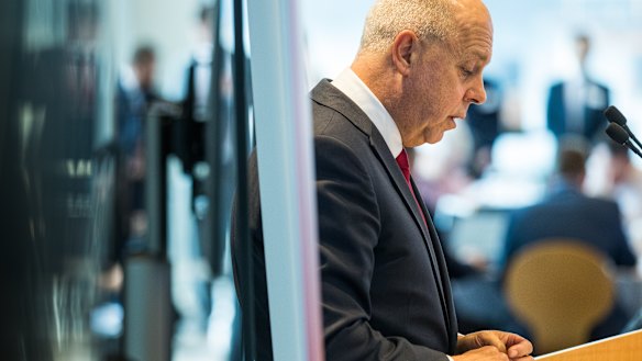 Tim Pallas delivers the stste budget on Monday.