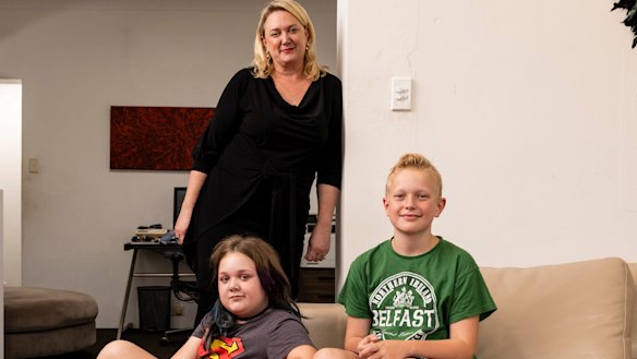 Nicole Graham has decided to keep her children Charley and Archer home from school because of the coronavirus outbreak.