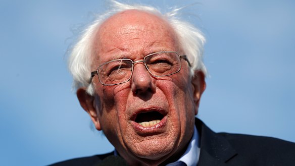 Democratic presidential candidate Senator Bernie Sanders.