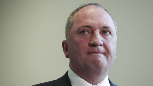 Former deputy prime minister Barnaby Joyce. 