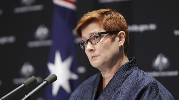 Marise Payne says Canberra rejects Beijing's suggestion that there would be a Chinese boycott of Australia.
