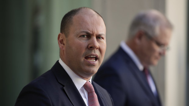 Treasurer Josh Frydenberg claimed the economy entered the crisis “from a position of strength”.