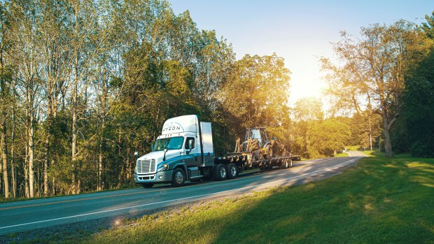 A hydrogen fuel cell-powered prime mover manufactured by US-based Hyzon Motors, which is building a new assembly plant in Melbourne’s south-east.
