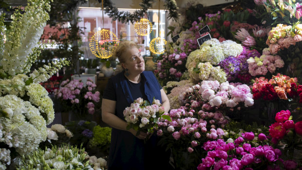 The owner of Flowers Vasette in Fitzroy Cherrie Miriklis-Pavlou is offering vegie boxes with flowers.
