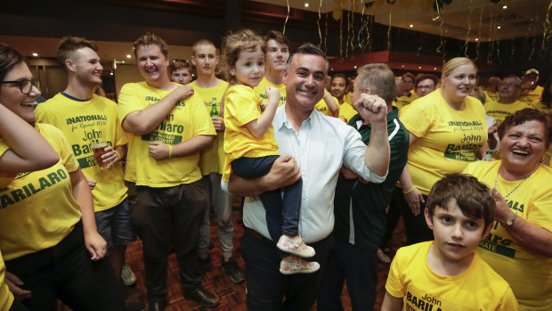 John Barilaro won all the booths in his electorate for the first time