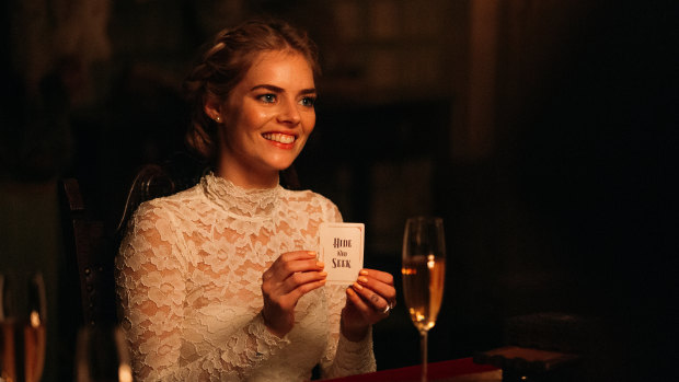 Samara Weaving in her latest movie, Ready or Not.