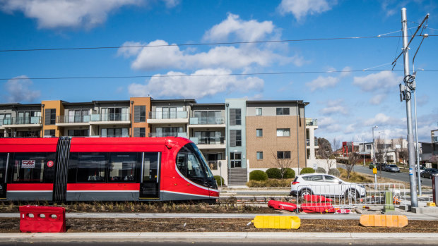 Gungahlin businesses say they've been affected by the light rail construction.