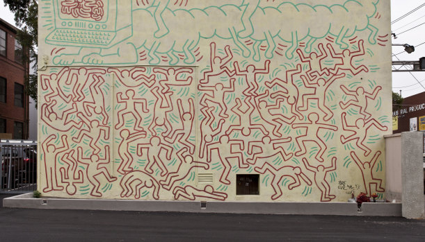 The famous Keith Haring mural. 