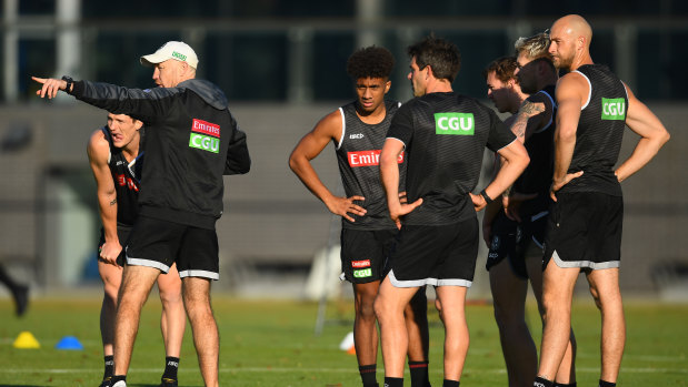 Collingwood made a welcome return to training on Monday.