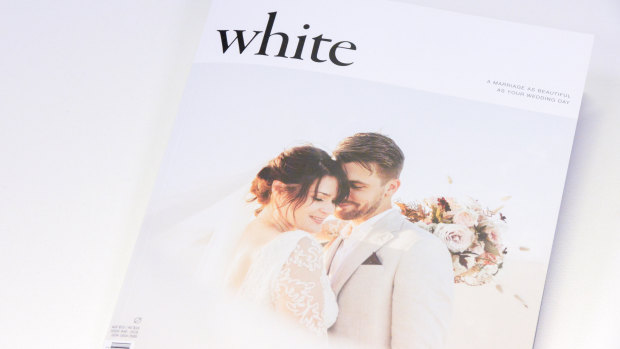 White magazine has been criticised by contributors who say it refuses to feature same-sex couple.