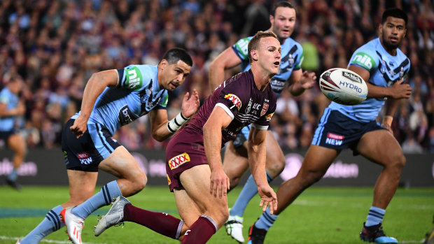 Leader: Cherry-Evans was instrumental in his first game as captain of the Maroons.