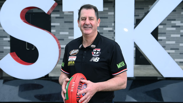 Ross Lyon has returned for his second stint as the Saints’ senior coach.