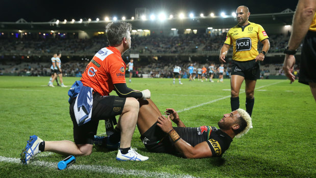 Penrith trainer Pete Green was warned against unnecessarily stopping the play earlier in the year when Villiame Kikau injured his ankle against Cronulla in round 14.