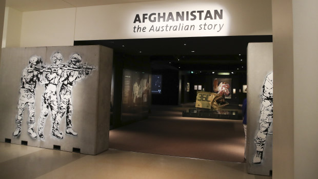 The Afghanistan: the Australian story exhibition at the Australian War Memorial in Canberra.