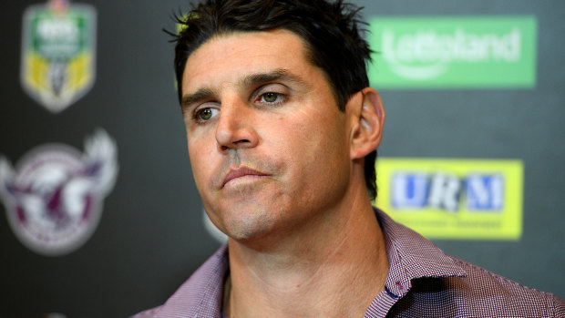 Parting shot:  Trent Barrett's criticism of the Manly board has gone down like a lead balloon.