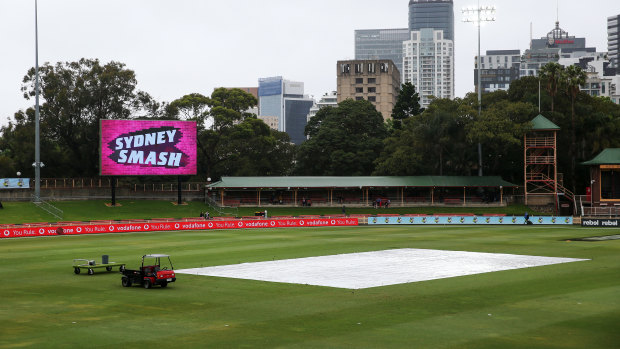 The Sydney derby didn't see a ball bowled due to the rain in Sydney.