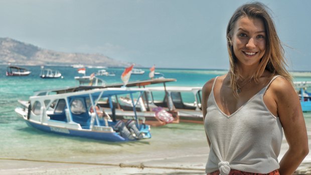 Katariina Hujanen, from Finland, spends most of her time between Australia and Gili Air. She stayed behind to help with the island's recovery after the earthquake.