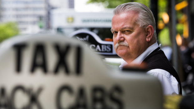 Taxi driver Rod Barton is part of the  class action against Uber. 