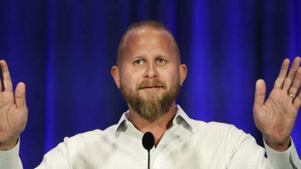 Demoted and later hospitalised: Brad Parscale former manager for President Donald Trump's 2020 campaign.