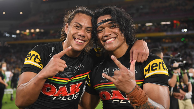 Brian To’o and Jarome Luai are important role models for kids in western Sydney.