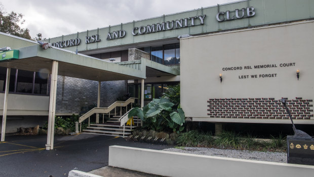 Concord RSL and Community Club has seen happier days. 