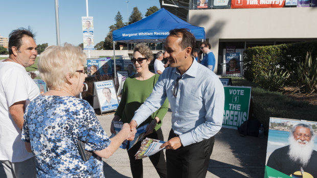 Liberal candidate Dave Sharma asked cyber terrorism experts to investigate the source of the emails. 