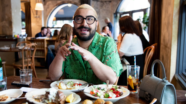 A lot on their plate. Lunching with Deni Todorovic: non-binary icon, fashion editor, content creator, activist, creative director, podcast host and author.